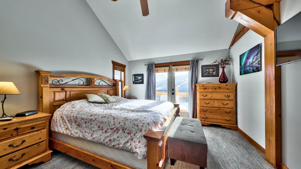 Sun Peaks Vacation Rental Property Master Bedroom